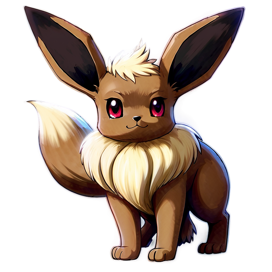 Download Eevee Evolution Fan Art Png Hrs49 | Wallpapers.com