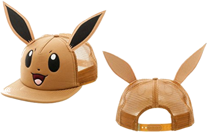 Eevee Pokemon Character Hat PNG