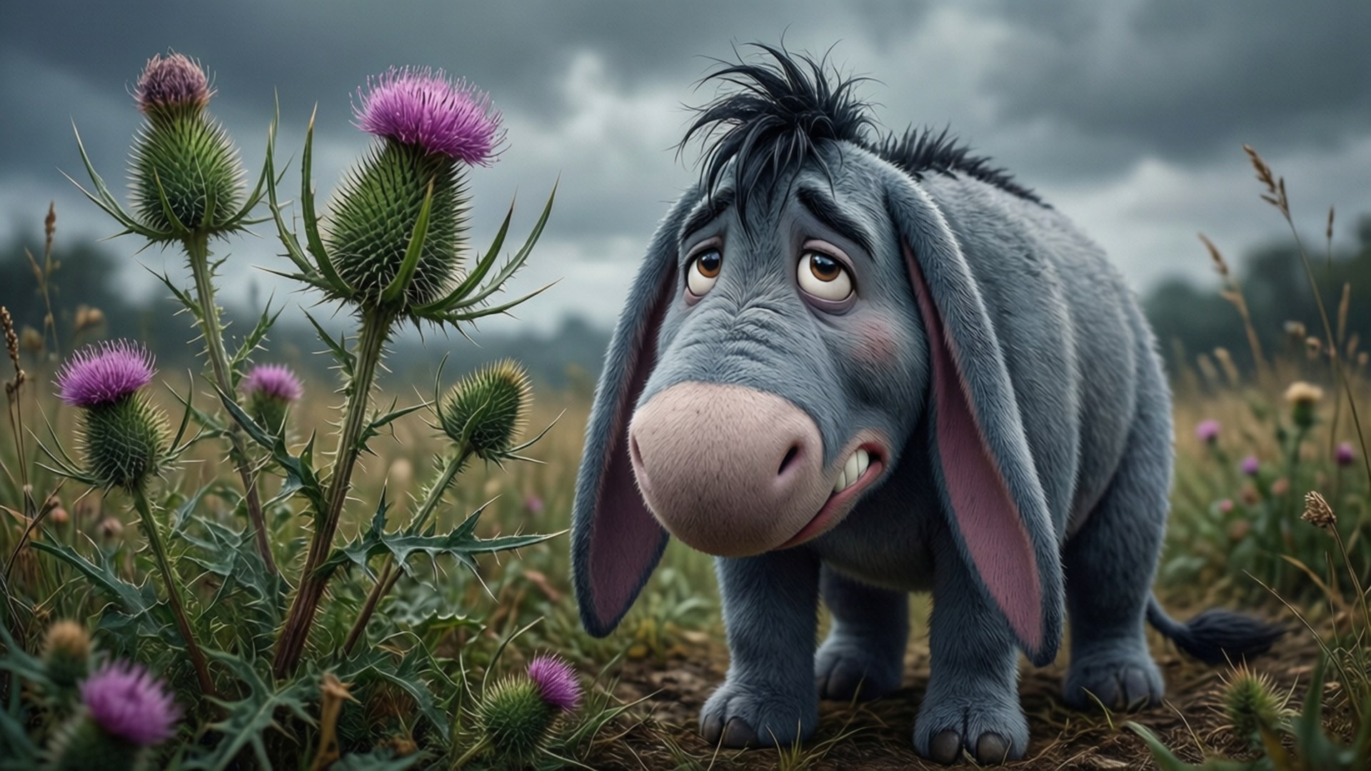 Eeyore by Thistle Patch Wallpaper