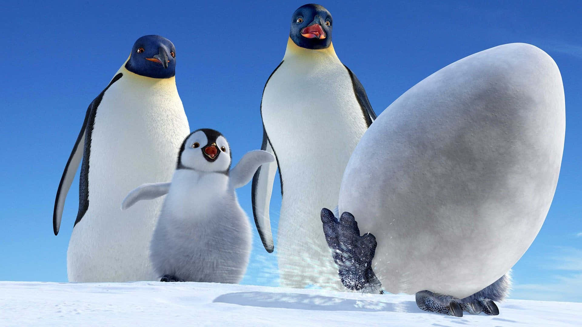 Egg From Happy Feet Two Wallpaper