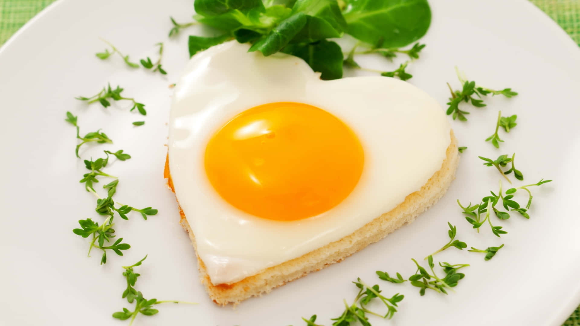 Fresh Egg White for a Healthy Start Wallpaper