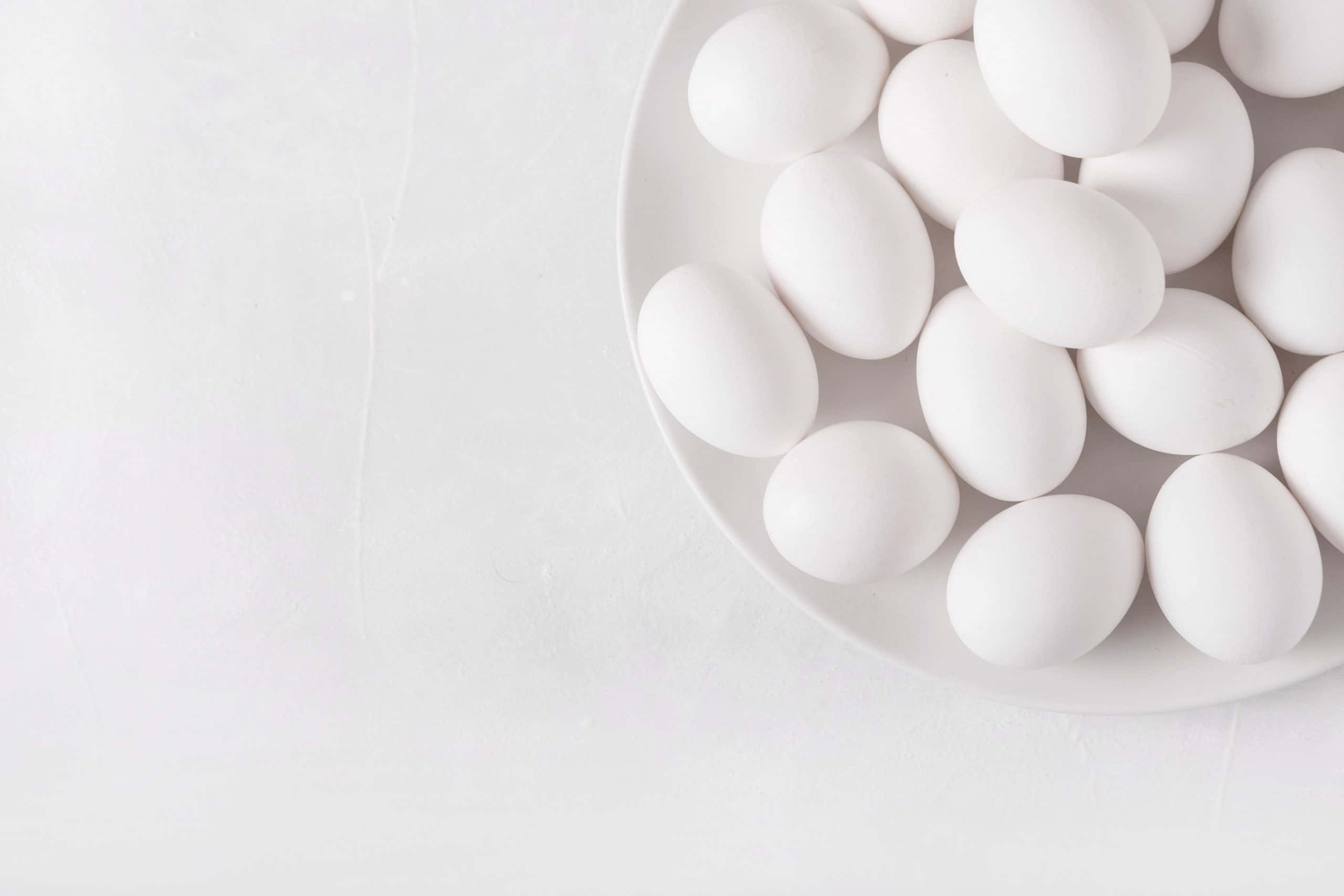 Nutrition-packed egg whites are part of a balanced diet Wallpaper