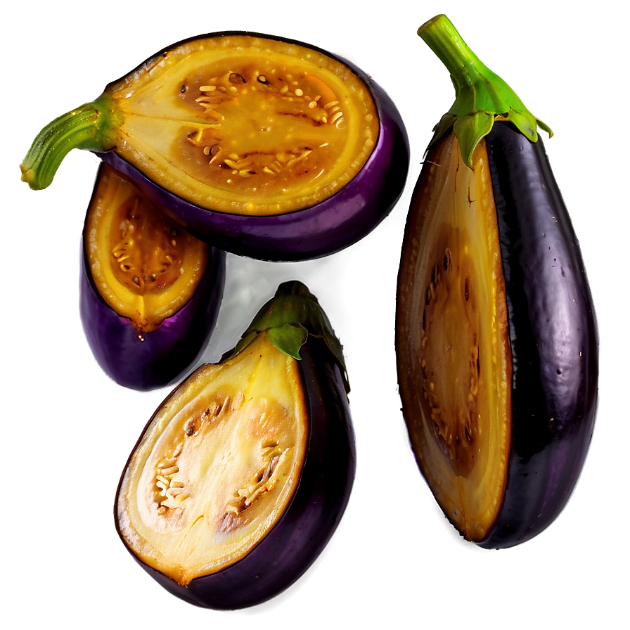 Eggplant Slice Png Mto14 PNG