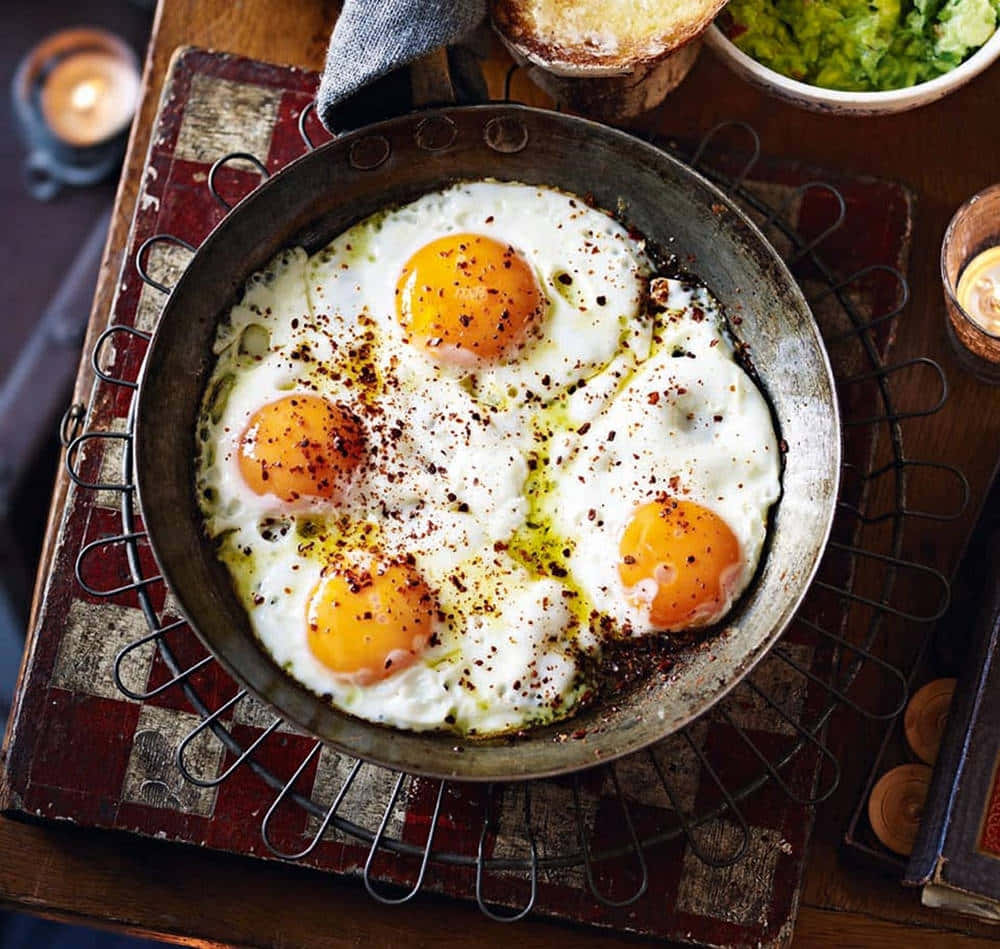 ¡disfrutael Desayuno Con Huevos Frescos Y Orgánicos!