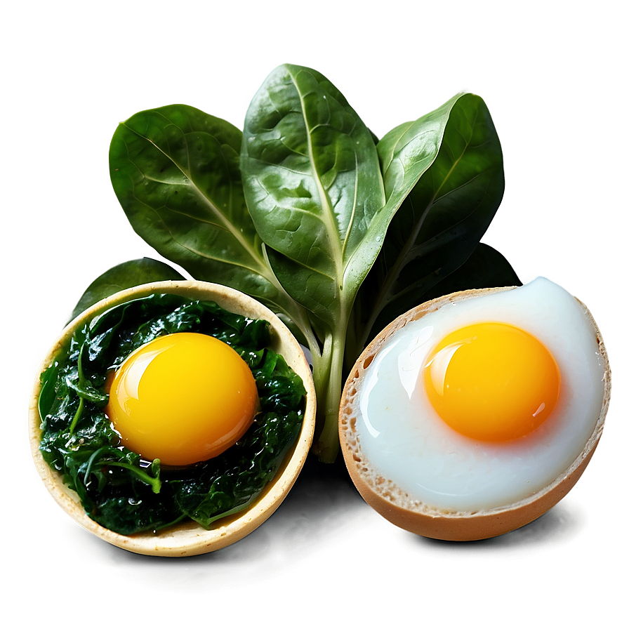 Eggs And Spinach Png Oul49 PNG