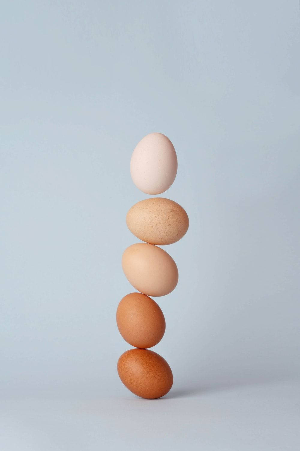 Eggs Balanced On Each Other Wallpaper