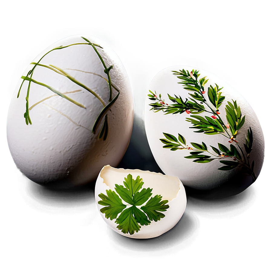 Eggs With Herbs Png Qbv PNG