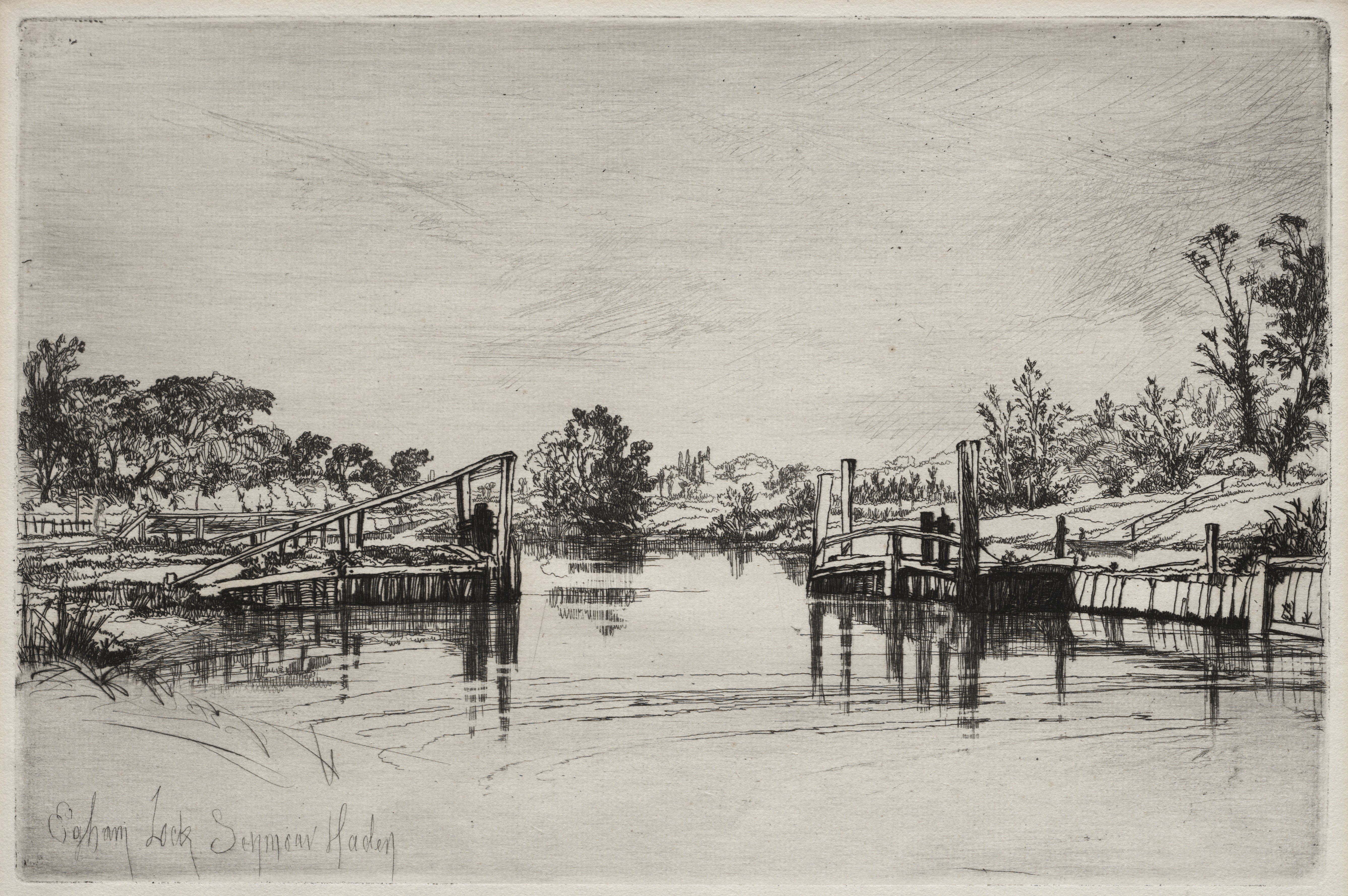 Egham Lock Wallpaper