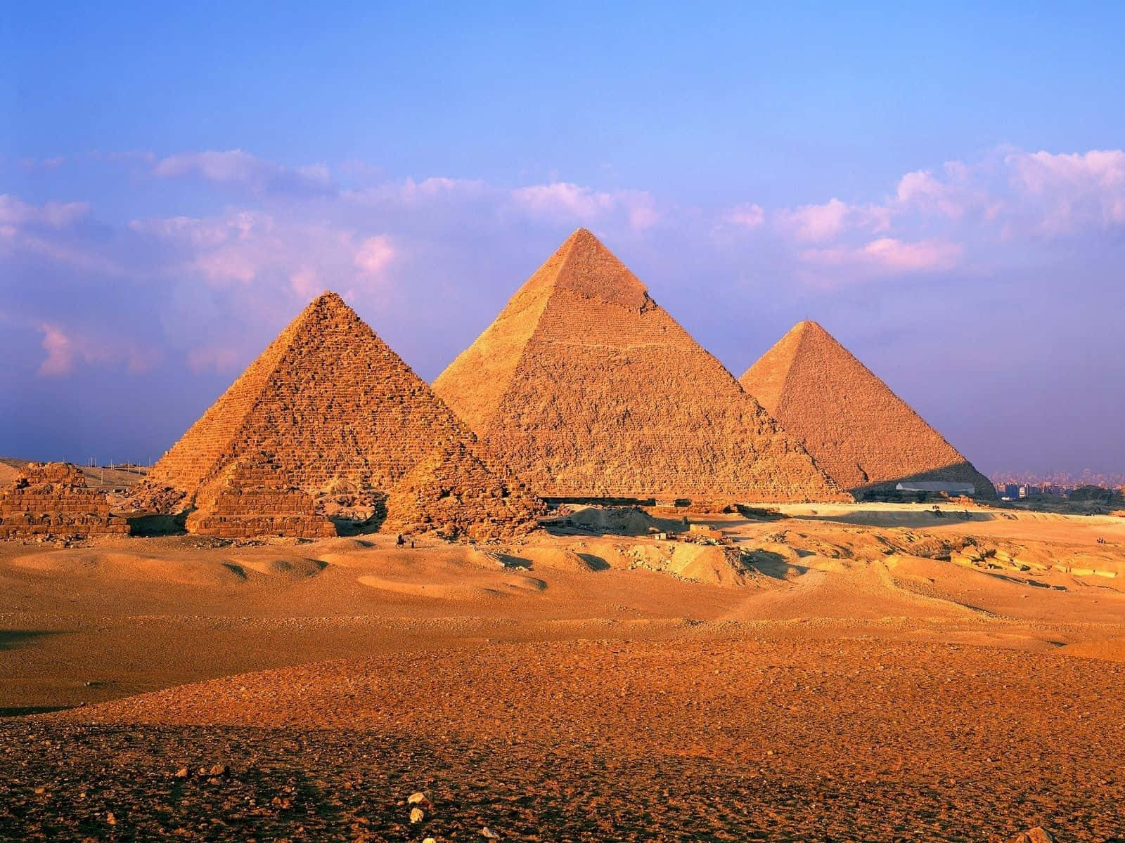 Pyramids of Giza and the Great Sphinx in Egypt