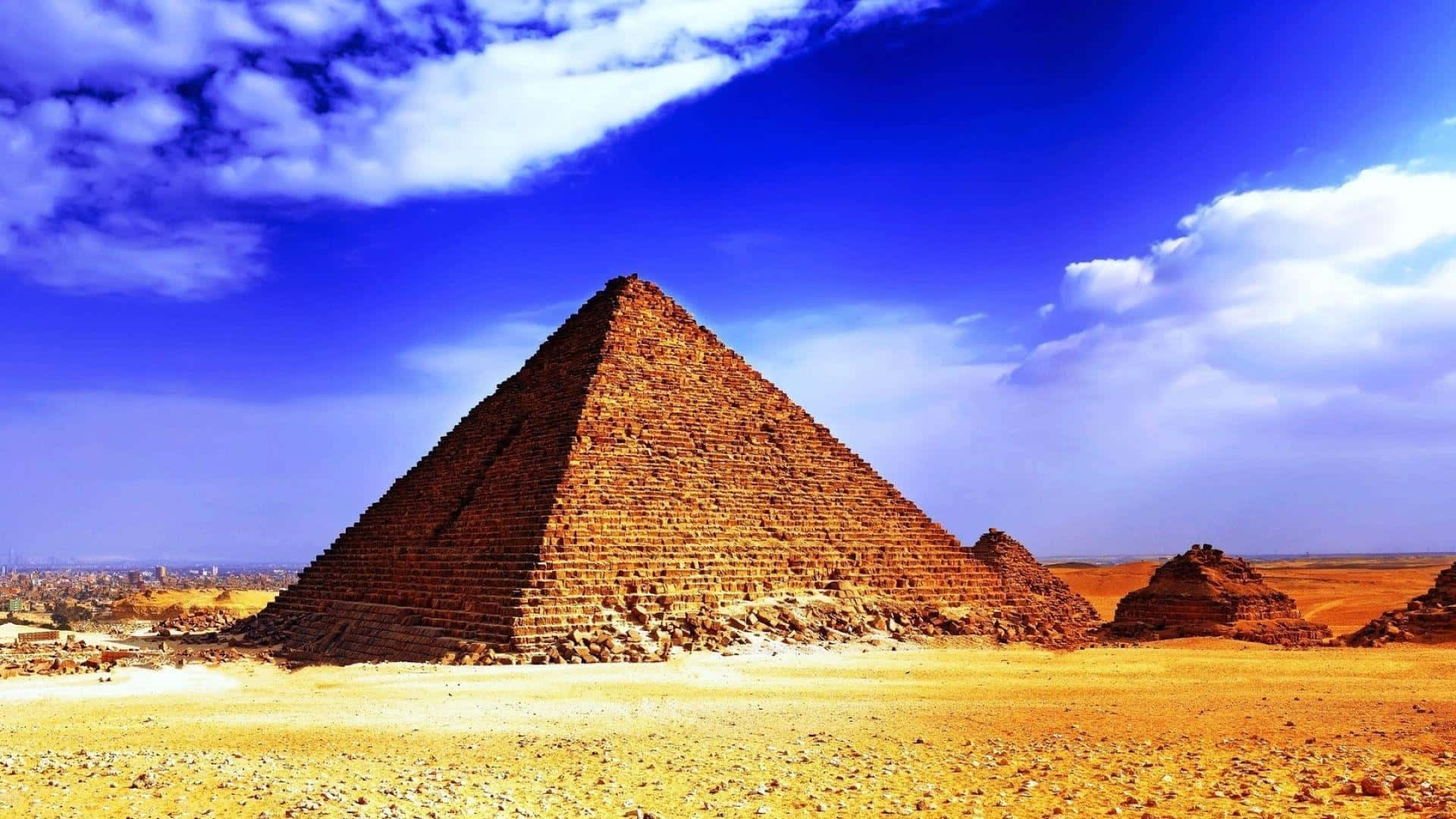Pyramidernei Giza I Egypten