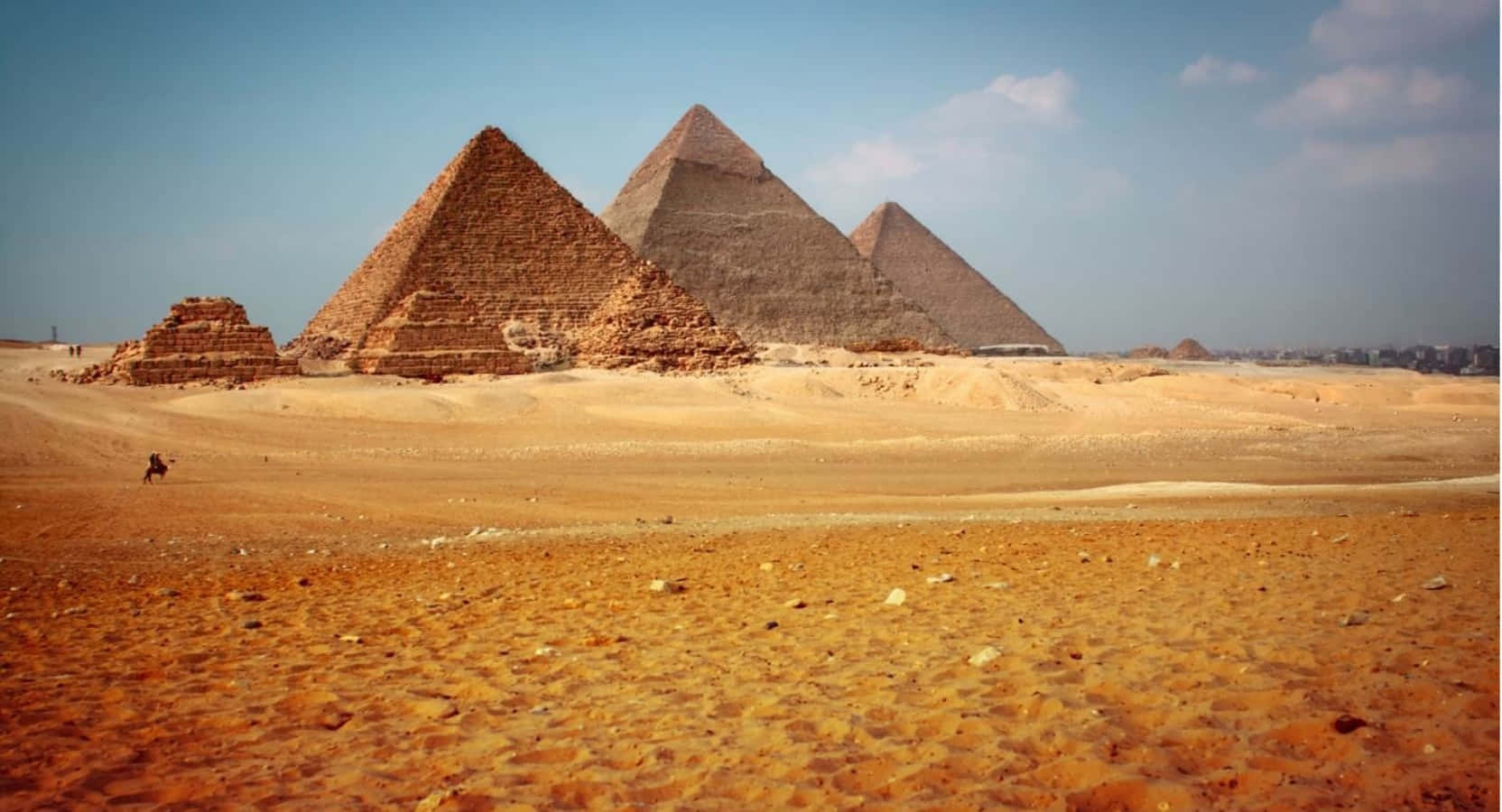 The Pyramids Of Giza In Egypt