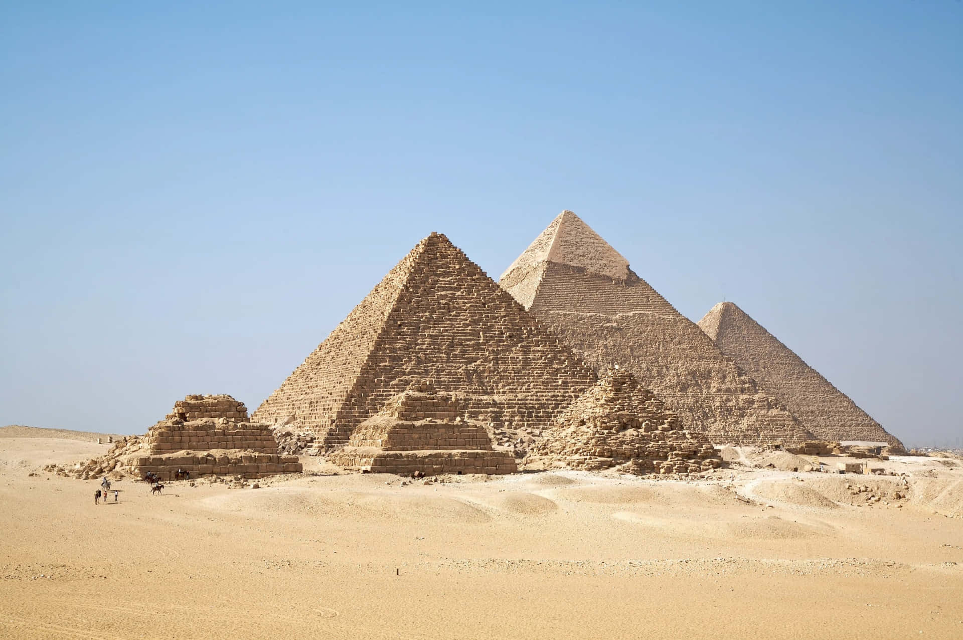 Pyramidernai Giza I Egypten