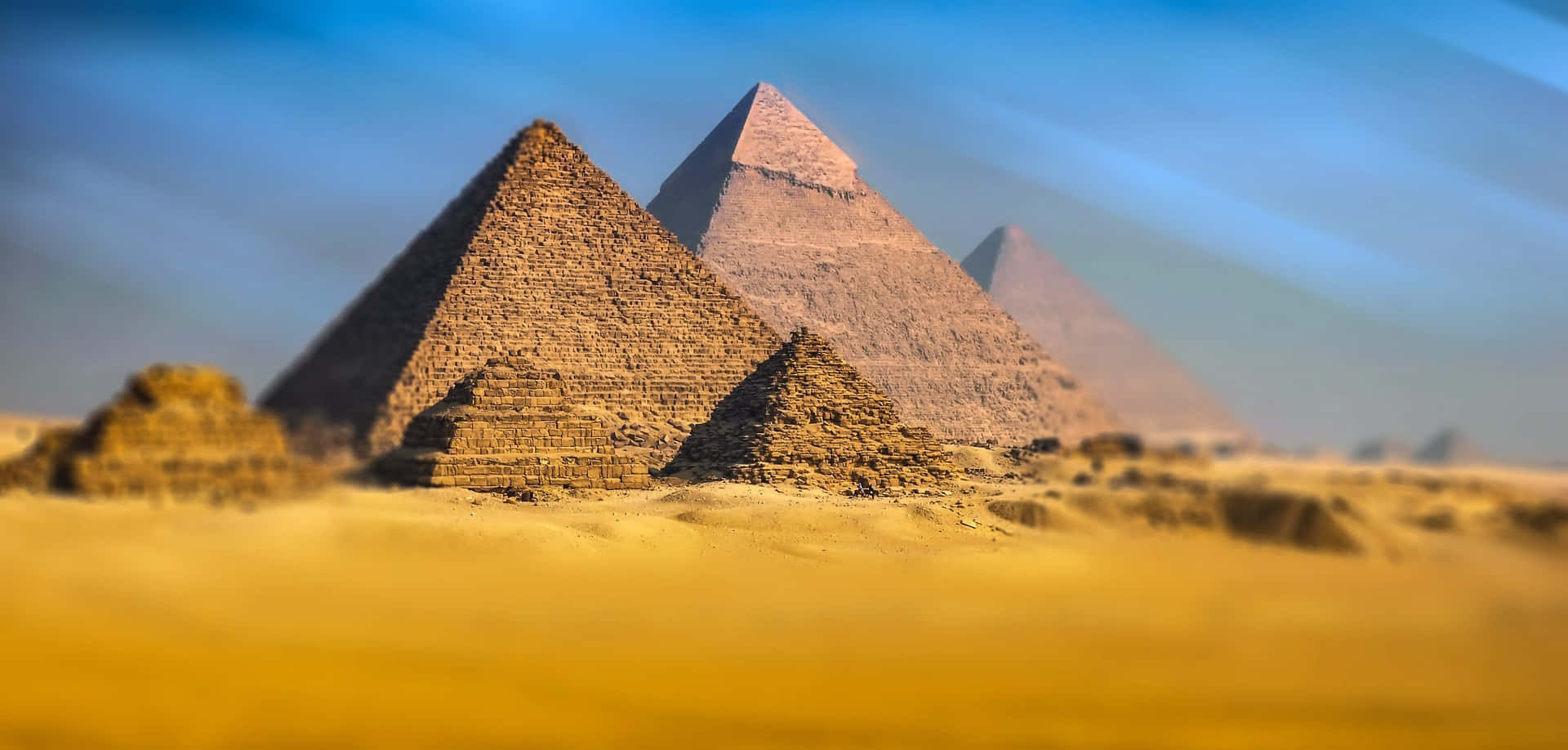 Enbild Av Pyramiderna I Giza