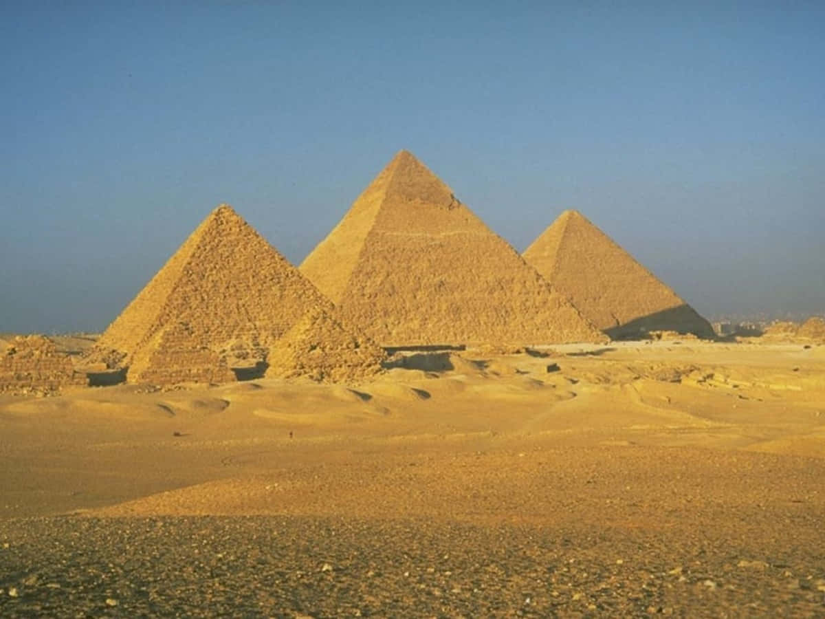 The Pyramids Of Giza In Egypt