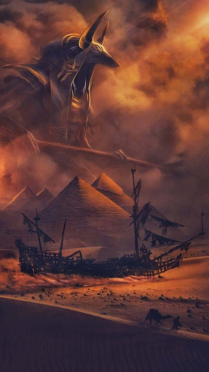Egyptiska Gudar 720 X 1280 Wallpaper