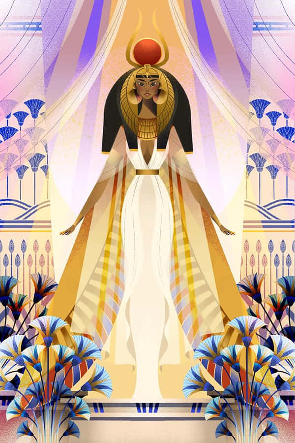 Deusaegípcia - Deusa Egípcia De Deusa Egípcia Papel de Parede