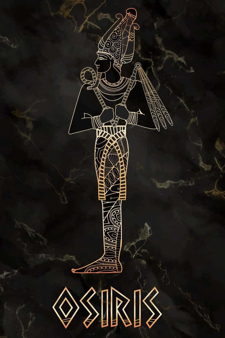 Contemplandoa Los Dioses De La Antigua Egipto Fondo de pantalla