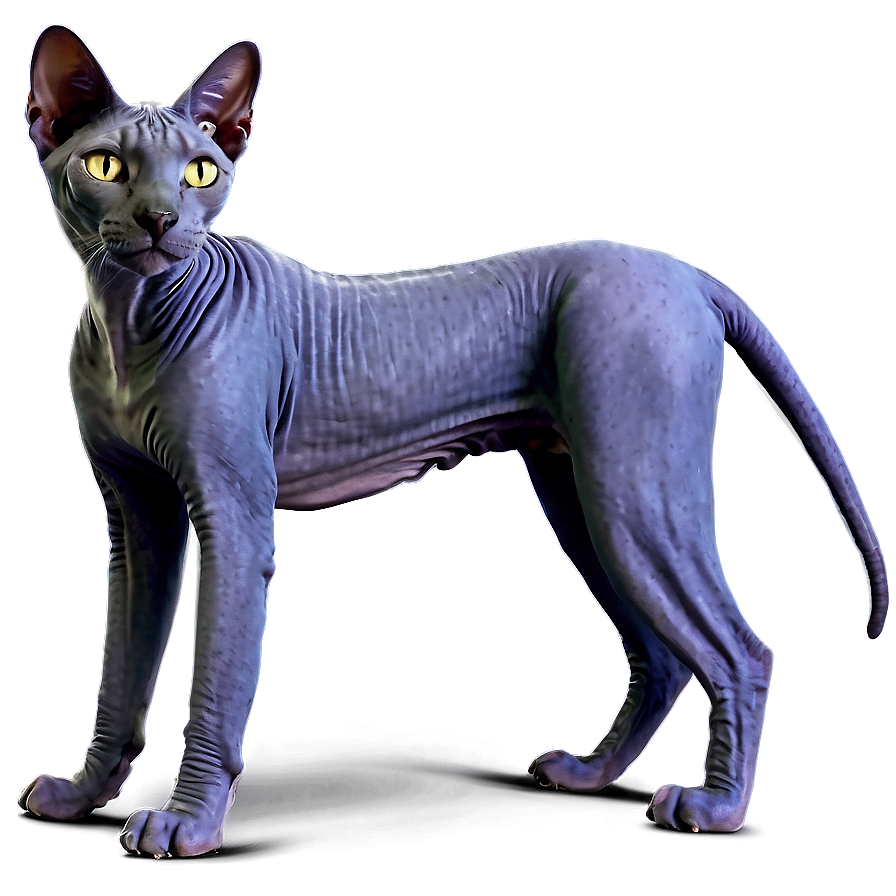 Egyptian Hairless Cat Png Qpx52 PNG