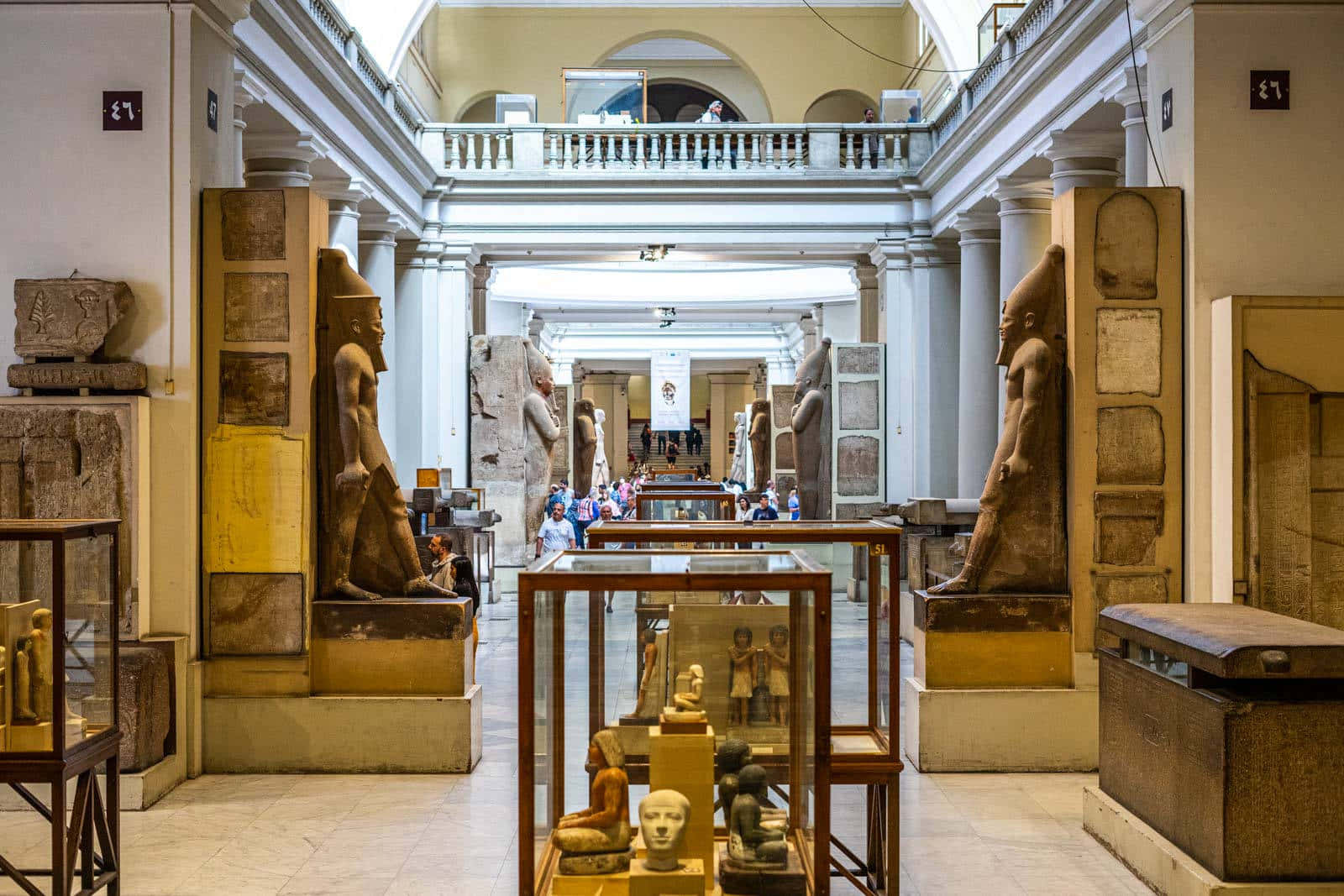 Egyptian Museum's Ancient Exhibitions Wallpaper