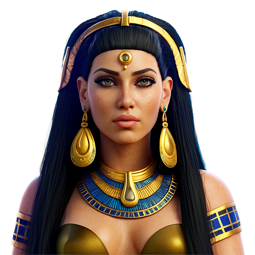 Download Egyptian Queen Cleopatra Png Nbe | Wallpapers.com