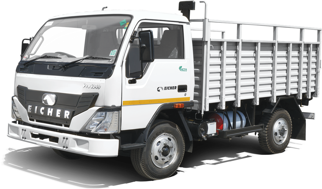 Download Eicher Pro1049 White Truck | Wallpapers.com