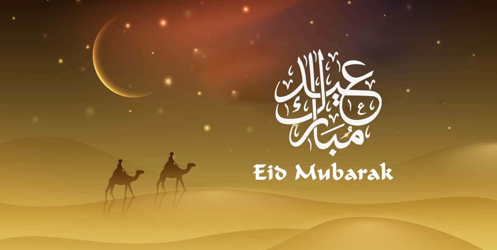 Ichwünsche Allen Ein Fröhliches Eid Mubarak!
