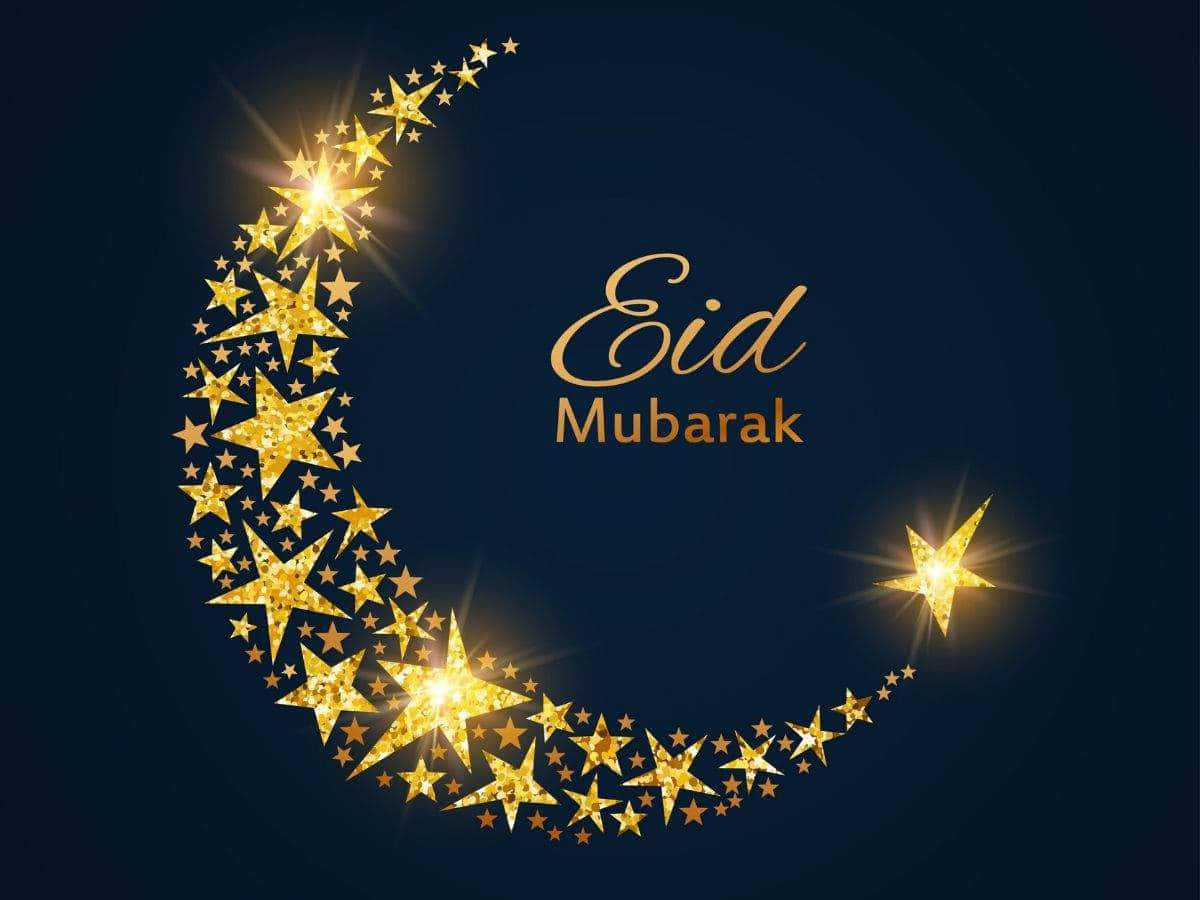 Ichwünsche Ihnen Ein Fröhliches, Gesegnetes Und Erfolgreiches Eid Mubarak!