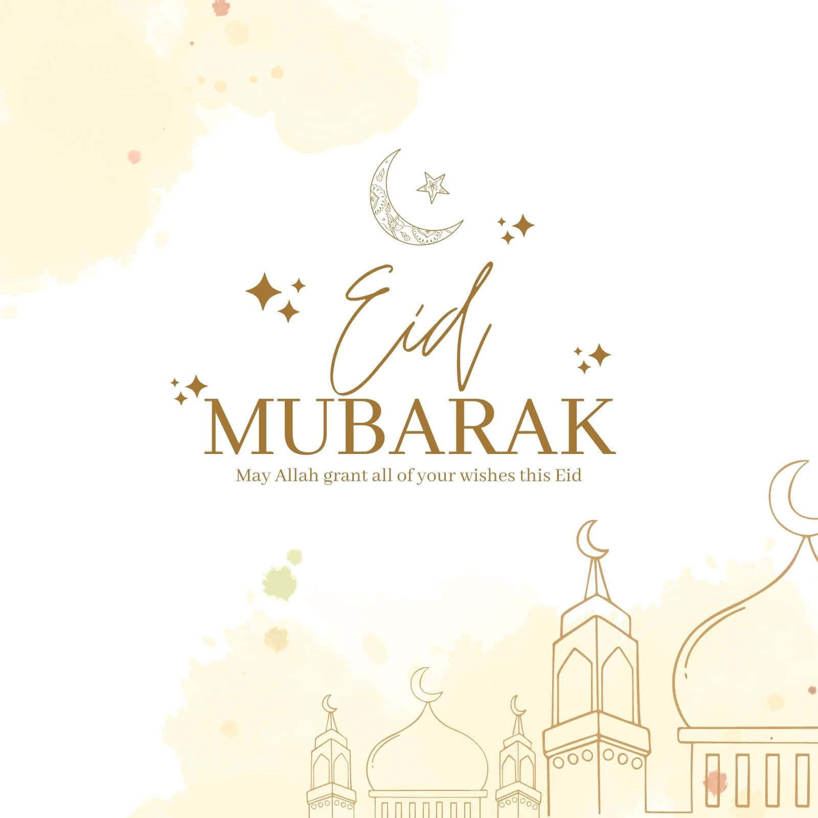 "Celebrate with your loved ones this Eid Mubarak!"