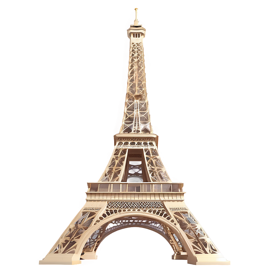 Download Eiffel Tower 3d Model Png 8 | Wallpapers.com