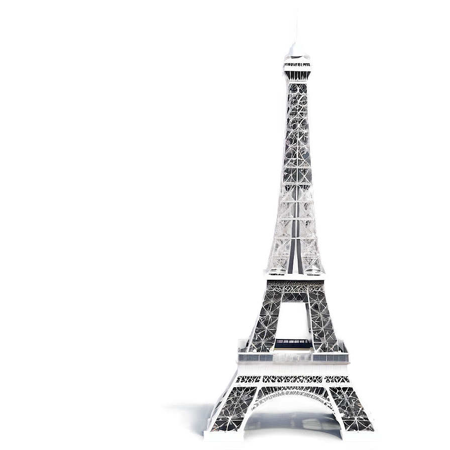 Download Eiffel Tower 3d Model Png Iqh58 | Wallpapers.com