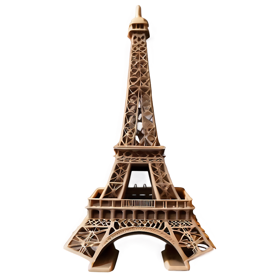 Eiffel Tower Aerial View Png Svd PNG