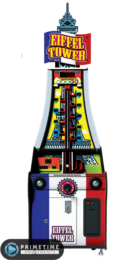 Eiffel Tower Arcade Game Machine PNG