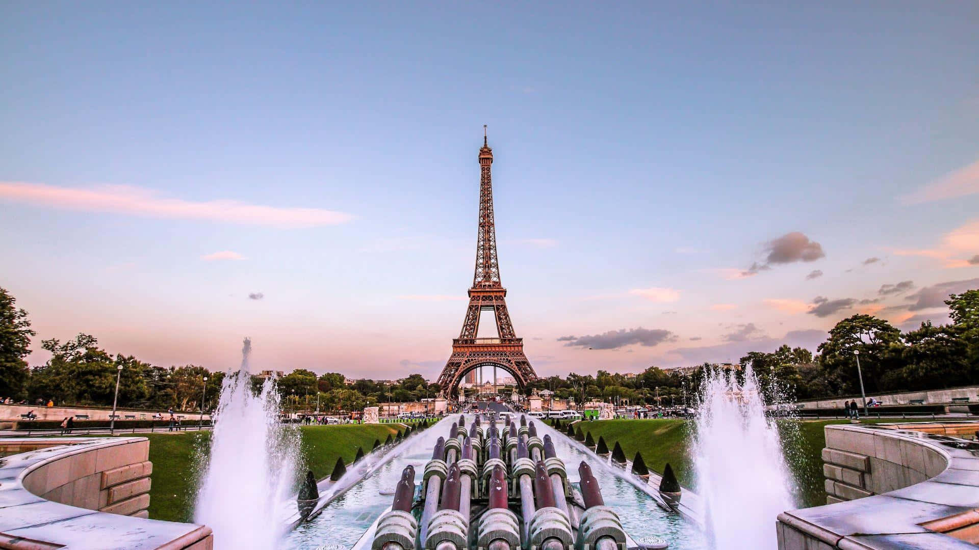 Denikoniska Eiffeltornet I Paris, Frankrike