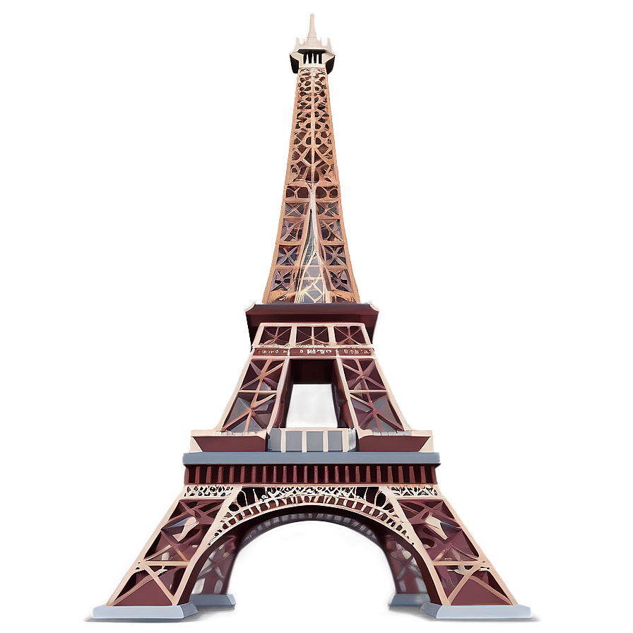 Download Eiffel Tower Detailed Architecture Png 5 | Wallpapers.com