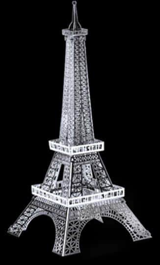 Eiffel Tower Graphic Representation PNG
