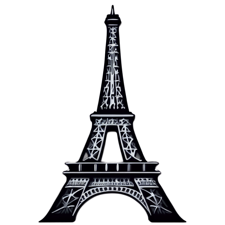 Eiffel Tower Halloween Theme Png 05212024 PNG