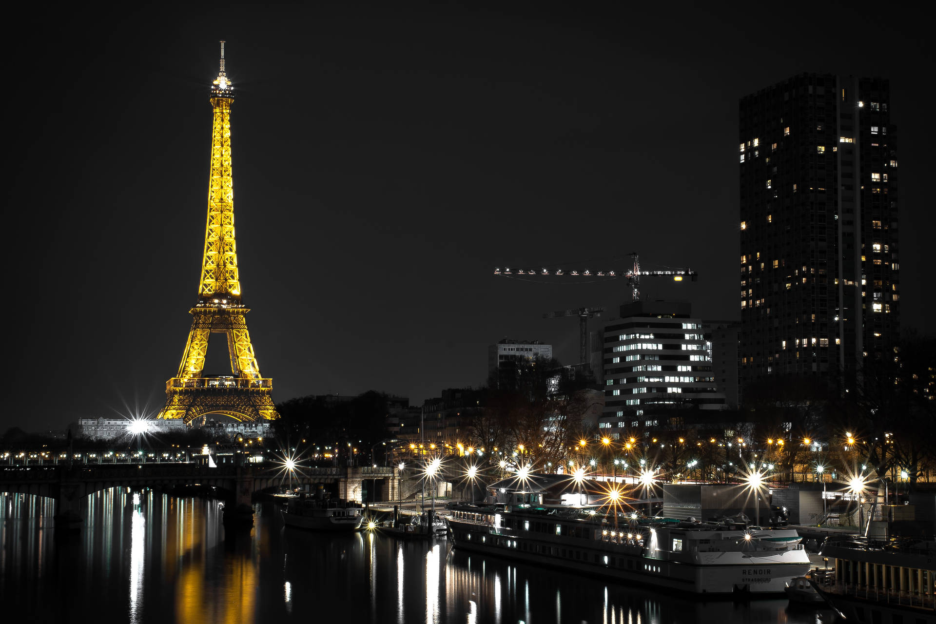 Eiffel Tower In Paris France