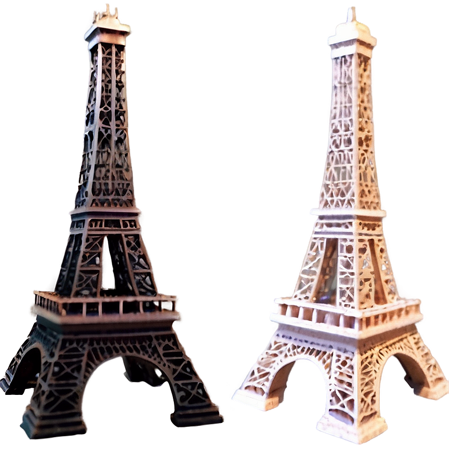 Eiffel Tower Miniature Model Png 05212024 PNG