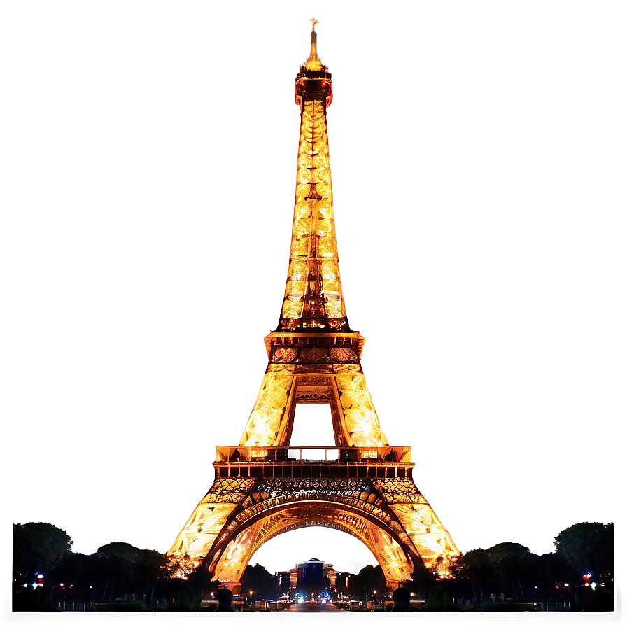 Eiffel Tower Night View Png Grt44 PNG