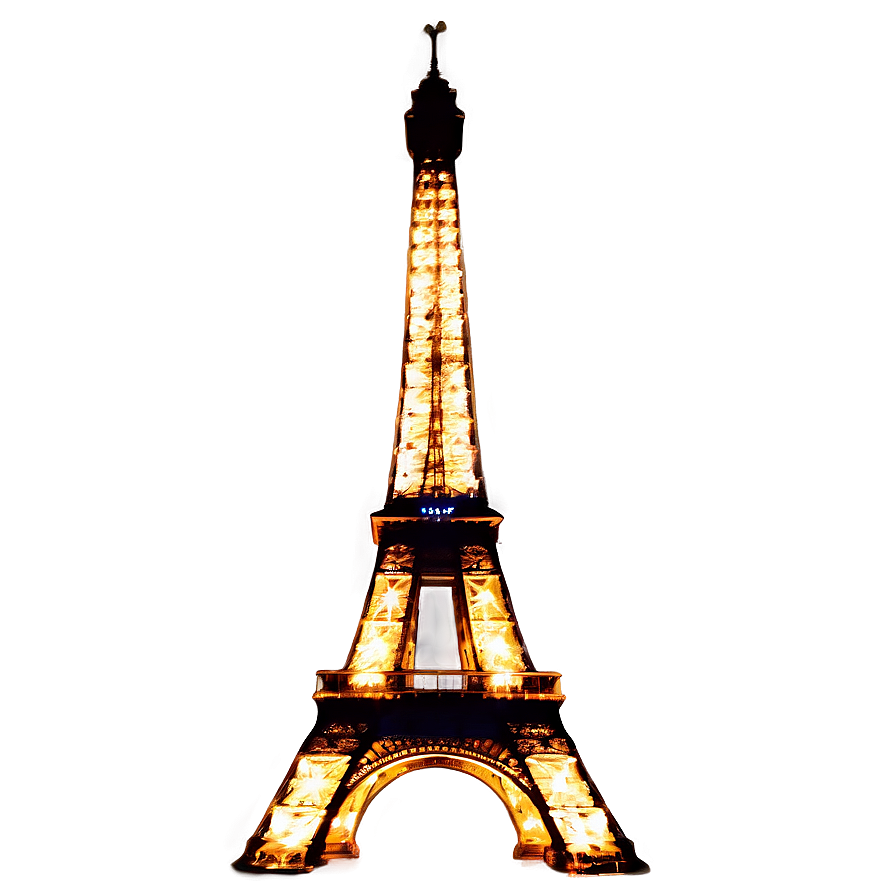 Download Eiffel Tower Night View Png Laa33 | Wallpapers.com