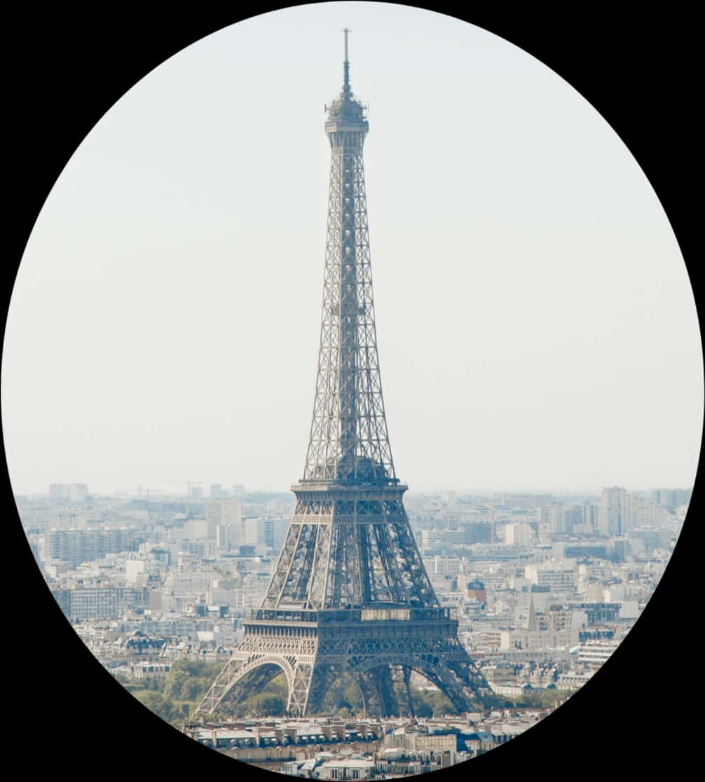 Eiffel Tower Paris Cityscape PNG
