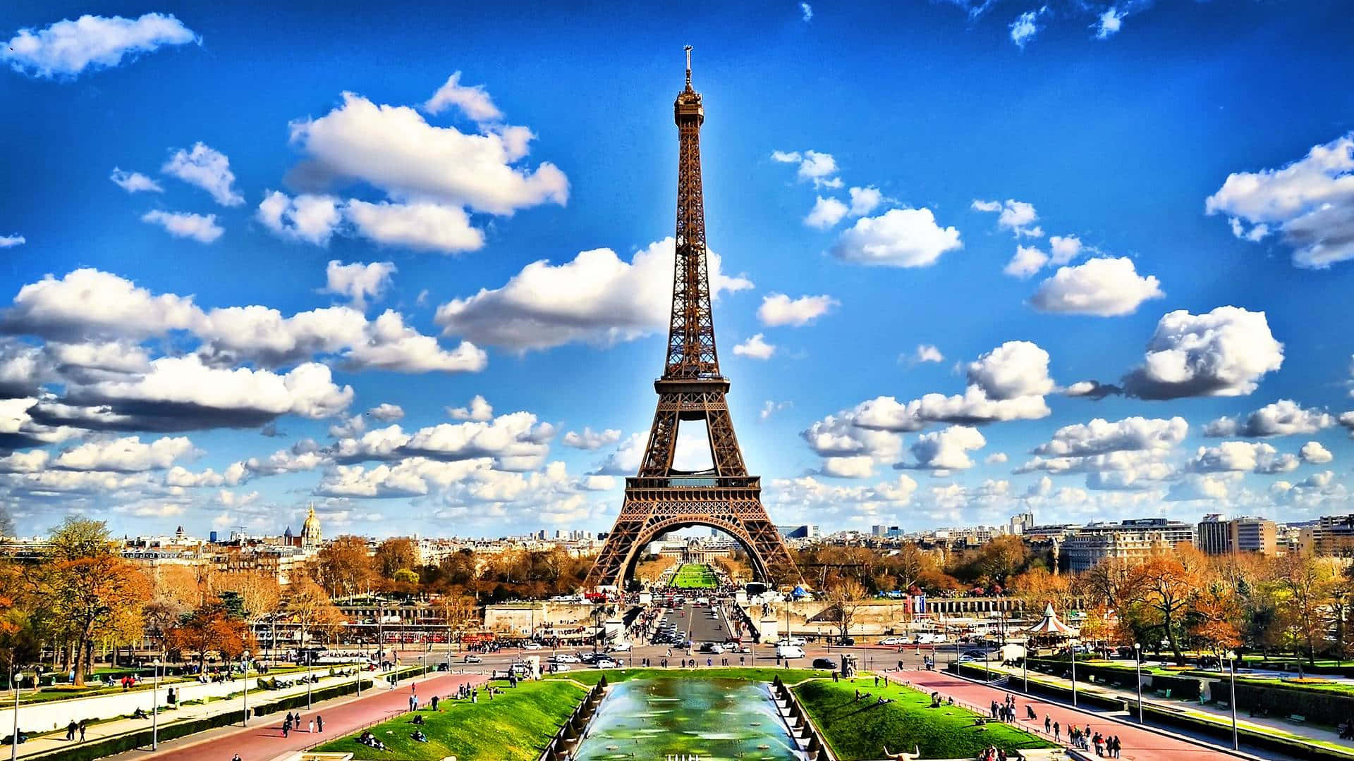 Eiffeltårneter I Paris.