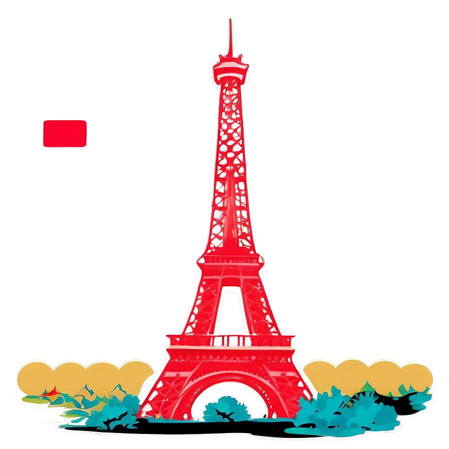 Download Eiffel Tower Pop Art Png Lyp3 | Wallpapers.com