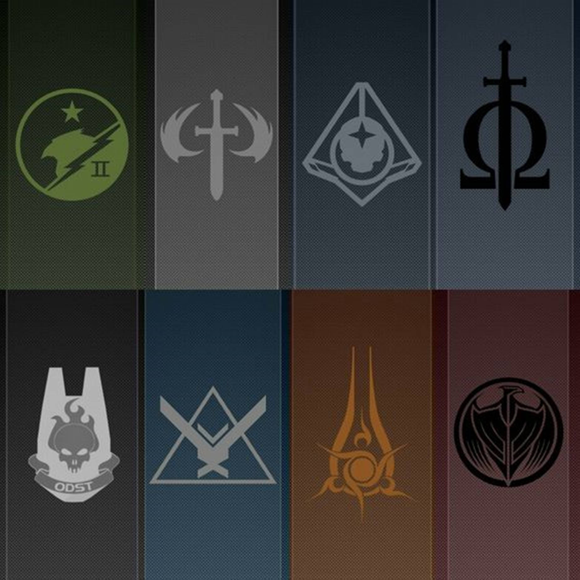 Eight Halo Logo Wallpaper