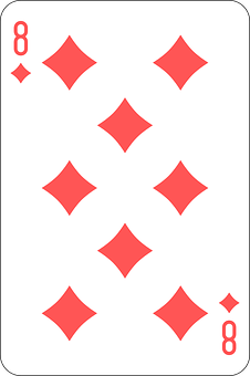 Eightof Diamonds Playing Card PNG
