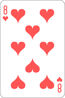 Eightof Hearts Playing Card PNG