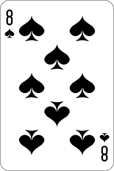 Eightof Spades Playing Card PNG