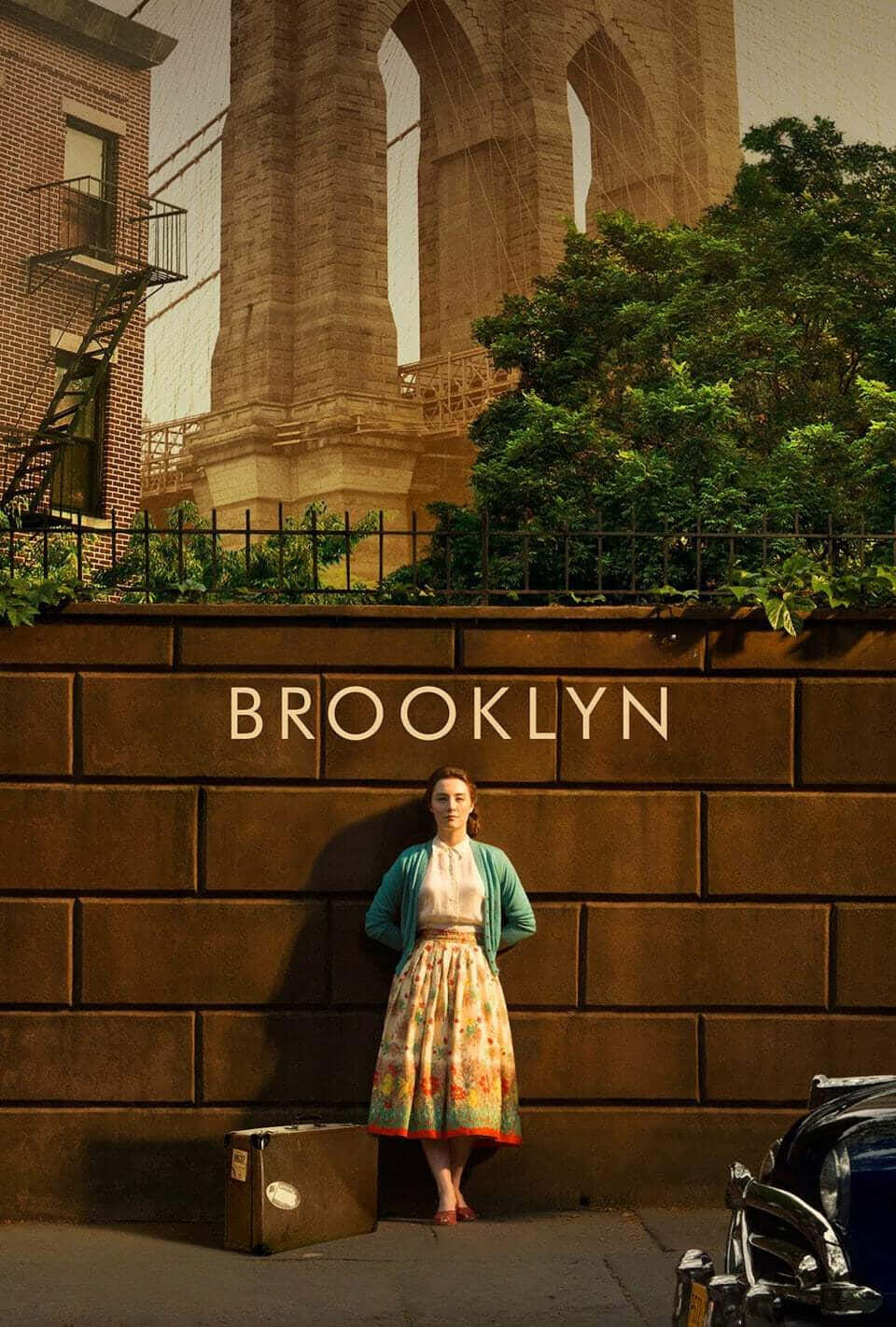 Eilis Lacey Looking Out A Window In A Scene From The 'brooklyn' Movie Wallpaper