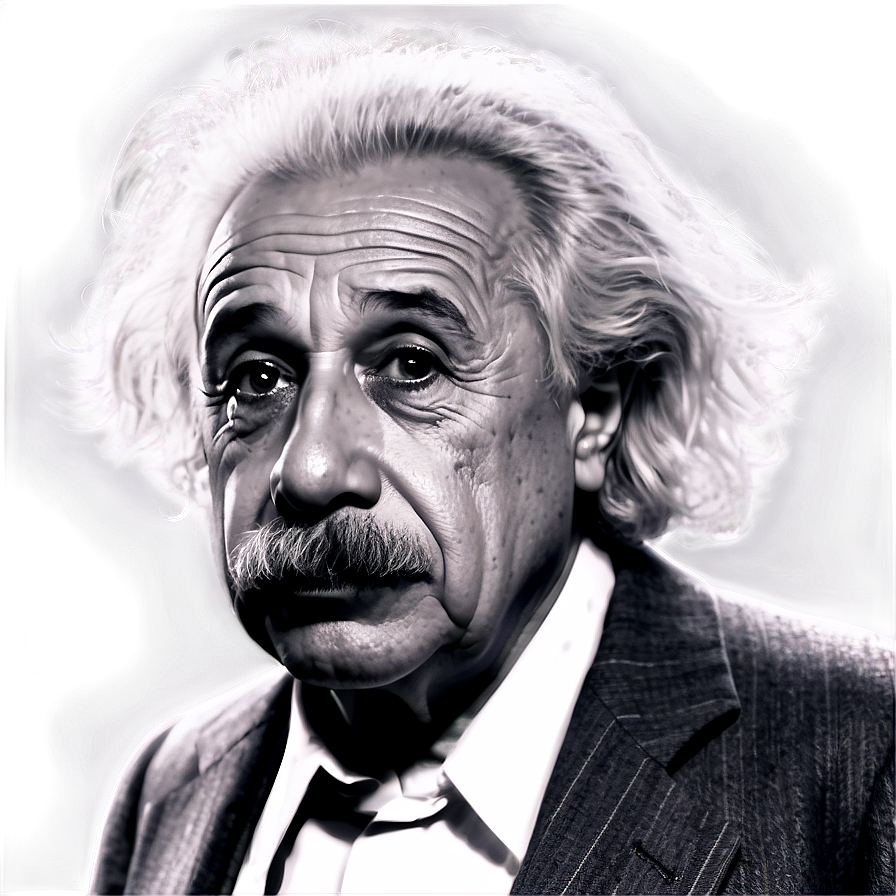 Einstein Black And White Png Dpb98 PNG