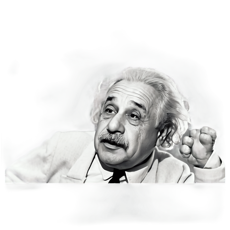 Einstein Black And White Png Kwf48 PNG